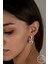 Crystal Kadın Rose Gümüş Küpe 2