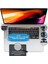 Macbook Air 13.6 Inç M2 Çip A2681 Tam Uyumlu Alt Üst Kılıf + Klavye Kılıfı + Ekran Koruyucu Film 5