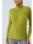 Fit Kalıp Balıkçı Yaka Kaşmir Karışım Kadın Triko Kazak Yeşil 4