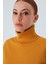 Valerıa Pullover Boğazlı Ince Kadın Triko Kazak Sarı 4