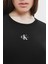 Logolu Slim Fit Bisiklet Yaka % 100 Pamuk T Shirt Bayan T Shirt J20J220300 Beh 4