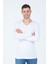 Erkek V Yaka Likralı Basic T-Shirt 3