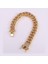 12 Mm. Kalın Taşlı Gold Alloy Bayan Bileklik ER02SR 2