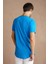 Saks Erkek Oval Kesim Slim Fit Pis Yaka Salaş T-Shirt 2