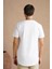 Erkek Kırık Beyaz Pis Yaka Salaş T-SHIRT-TCPS001R56S 4
