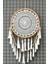 El Yapımı Örgülü Yuvarlak Rüya Kapanı / Dream Catcher 44*44 cm 1