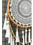 El Yapımı Örgülü Yuvarlak Rüya Kapanı / Dream Catcher 44*44 cm 2