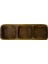 Teak Ağacı El Yapımı 3 Bölmeli Çerezlik 28*9*4,5cm 1