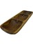Teak Ağacı El Yapımı 3 Bölmeli Çerezlik 28*9*4,5cm 2