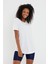 Women Beyaz Pis Yaka Salaş T-SHIRT-XKTCPS001R15S 1
