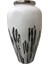 Gümüş Beyaz Sofıa Cam Vazo 43*25CM 1