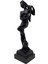 Reçine Uzun Saçlı Kız Biblo 23,5cm 2
