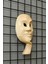 Ahşap El Yapımı Düşünen Insan Tiyatral Mask 25CM 2