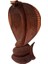 Ahşap El Yapımı Kral Kobra Heykel/ Biblo 30CM 3