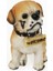 Polyester Kahve/beyaz Köpek Welcome 15 cm 2