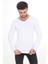 Erkek Oval Kesim Over Size Pamuklu Basic T-Shirt 3