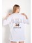 Kadın Oversize Able Baskılı T-Shirt 3