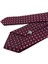 Bordo - Siyah Puantiye Desen Mendilli Klasik Kravat KK11369 3