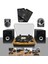 MTX-256S Set Nostaljik Pikap Plak Çalar ve Hoparlör Ses Sistemi Seti (Bluetooth Usb) 1