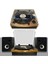 MTX-256S Set Nostaljik Pikap Plak Çalar ve Hoparlör Ses Sistemi Seti (Bluetooth Usb) 2