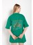 Kadın Arid Mountain Baskılı Oversize T-Shirt 1