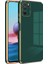 Oppo A16 Kılıf Golden Silikon Kılıf Yeşil 1