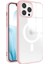 Apple iPhone 13 Pro Kılıf Renkli Magsafe Silikon Kılıf (Kablosuz Şarj Destekli) Pembe 1
