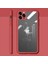 Apple iPhone 11 Pro Max Kılıf Zebana Mild Silikon Kenar Kılıf Kırmızı 1