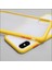 Apple iPhone Xs Max Kılıf Zebana Stylish Silikon Kenar Kılıf Sarı 1