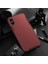 Apple iPhone Xs Max Kılıf Zebana Mod Silikon Kenar Kılıf Kırmızı 1