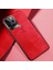 Apple iPhone 11 Pro Max Kılıf Zebana Klasik Stil Deri Kılıf Kırmızı 1