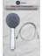Solid 5 Fonksiyonlu Duş Başlığı + Banyo Pvc Spiral Hortum Duş Seti Duş Takımı 1