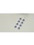 Peugeot Logo Jant Torpido Direksiyon 9mm Damla Sticker Logo Seti 3