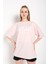Kadın Happıness Baskılı Oversize Tshirt 2