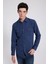 Slim Fit Indigo Armürlü Gömlek 9HC02PH04326M 1