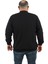 Mocgrande Büyük Beden Basic Mevsimlik Fermuarlı Sweatshirt 22750 Siyah 3