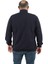 Mocgrande Büyük Beden Basic Mevsimlik Fermuarlı Sweatshirt 22750 Lacivert 3