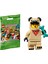 71029 Minifigür Seri 21 5 - Pug Costume Guy Minifigür 1