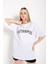 Interpol Baskılı Oversize Kadın T-Shirt 1