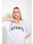 Interpol Baskılı Oversize Kadın T-Shirt 4