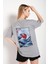 Kadın Oversize Japanese Sırt Baskılı T-Shirt 1