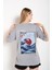 Kadın Oversize Japanese Sırt Baskılı T-Shirt 4