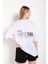 Kadın Limited Time Baskılı Oversize T-Shirt 1