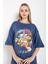 Kadın Let It Be Baskılı Oversize T-Shirt 3