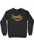 Smile Gülümse Siyah Sweatshirt 1