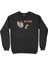 Tom ve Jerry Arkadaş Siyah Sweatshirt 1