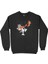 Tom And Jerry Siyah Sweatshirt 1