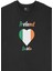 Dublin Irlanda Bayraklı Kalpli Siyah Sweatshirt 2