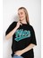 Kadın Oversize Nice Baskılı Sweatshirt 3