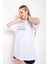 Kadın The Future Baskılı Oversize Tshirt 3